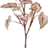 Begonia Leaf 23 in. Burgundy / Green