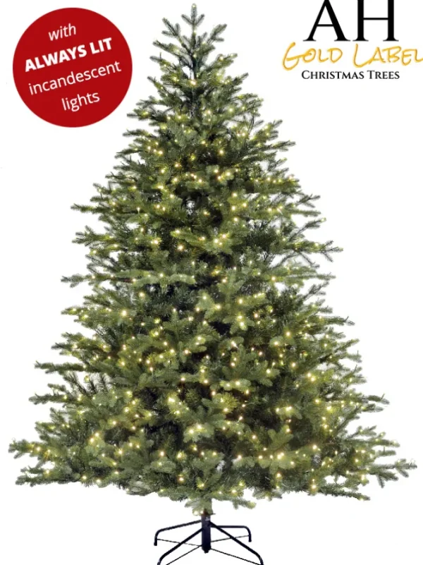 Deluxe Canyon Spruce Always Lit 7.5 FT
