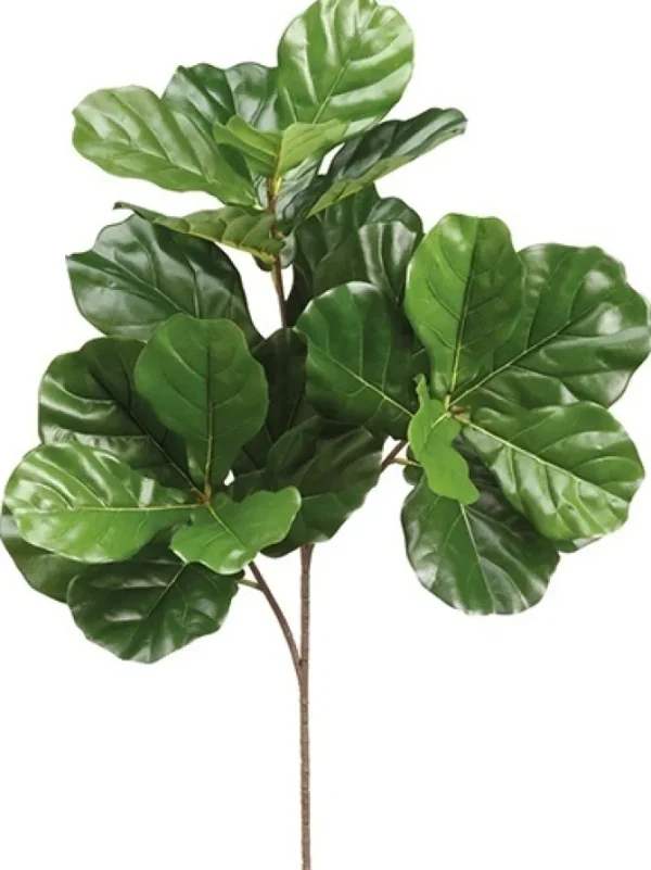 Fiddle Leaf 34 in. Dark Green