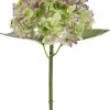 Natural Touch Hydrangea 18 in. Green / Purple