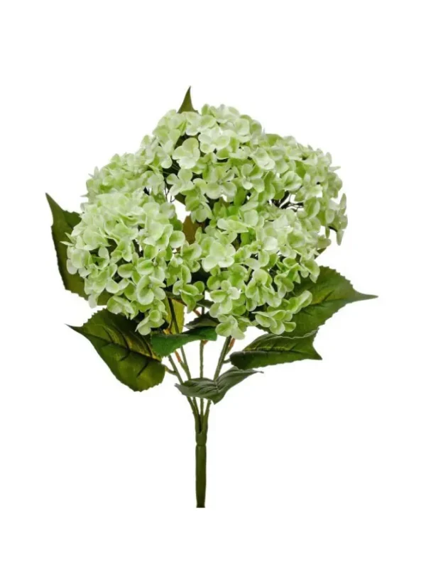 Natural Touch Hydrangea Bush 22 in. Green