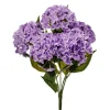 Natural Touch Hydrangea Bush 22 in. Purple