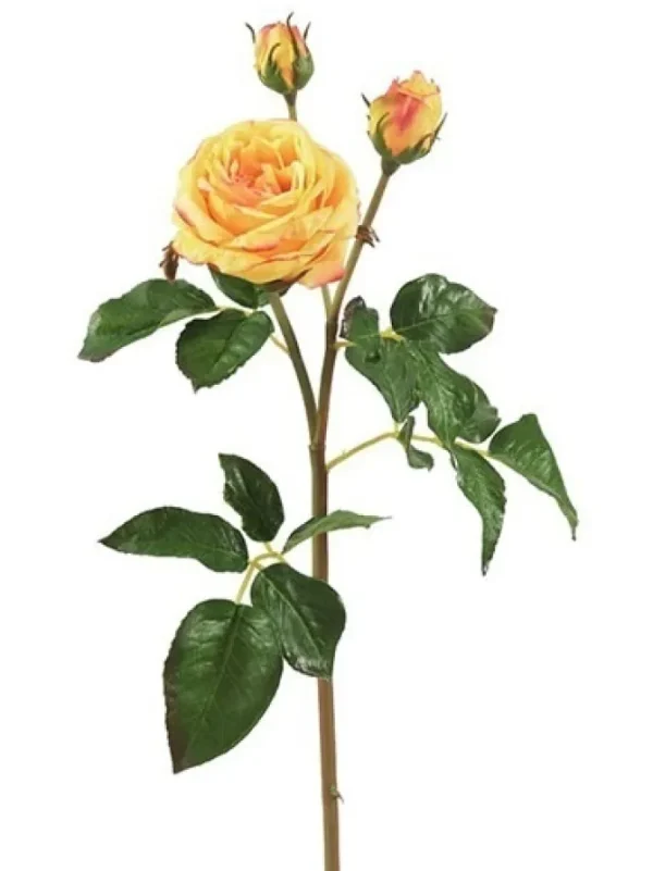 Natural Touch Rose 21.5 in. Yellow