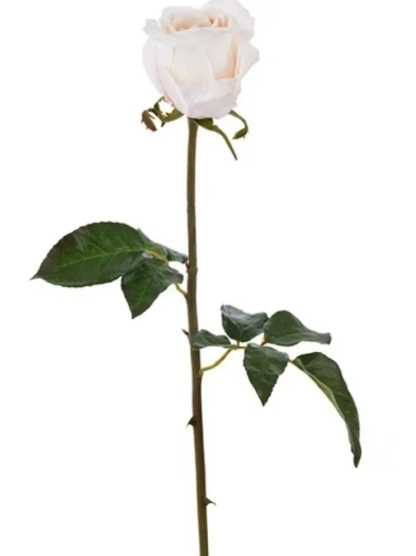 Natural Touch Rose Bud Pick 20.5 in. Light Pink