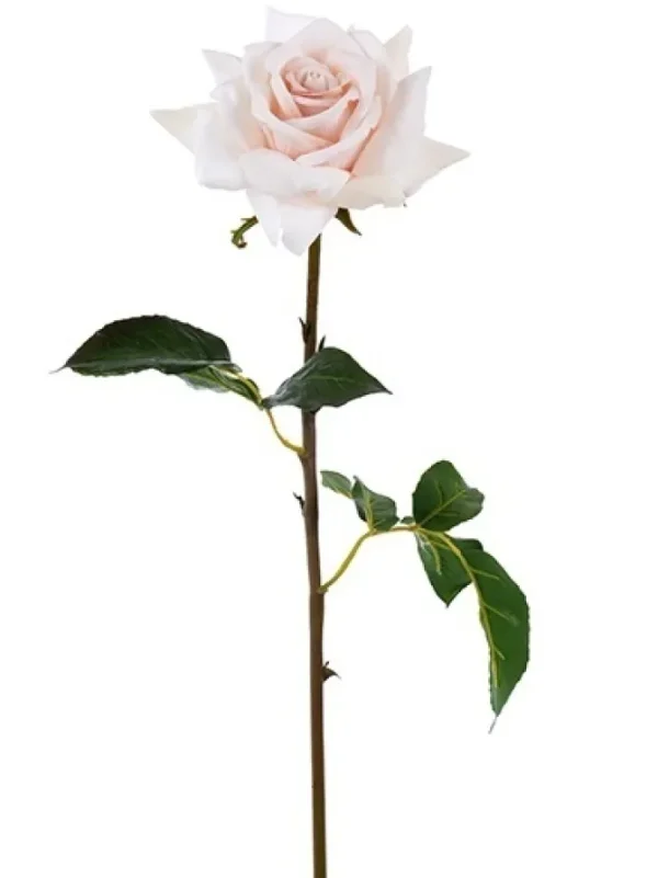 Natural Touch Rose Dutchess Open 20 in. Deep Pink