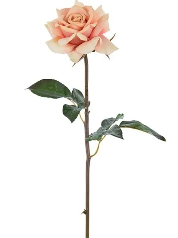 Natural Touch Rose Dutchess Open 20 in. Light Mauve