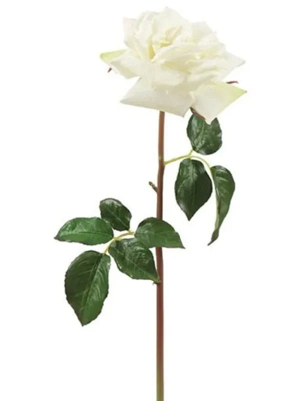 Natural Touch Rose Westminster 20.5 in. White