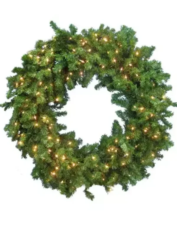Norway Pine Wreath 48 in. Staylit