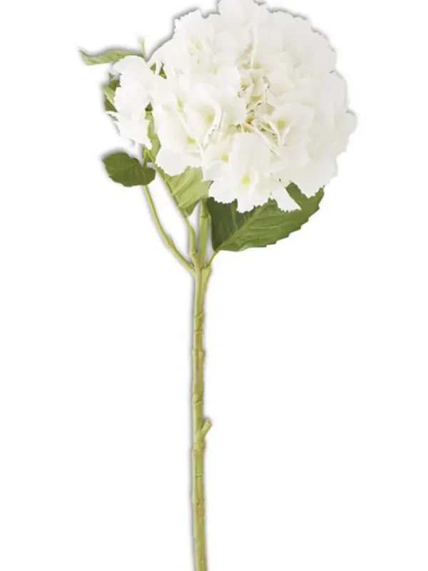 Real Touch Hydrangea 20 in. White