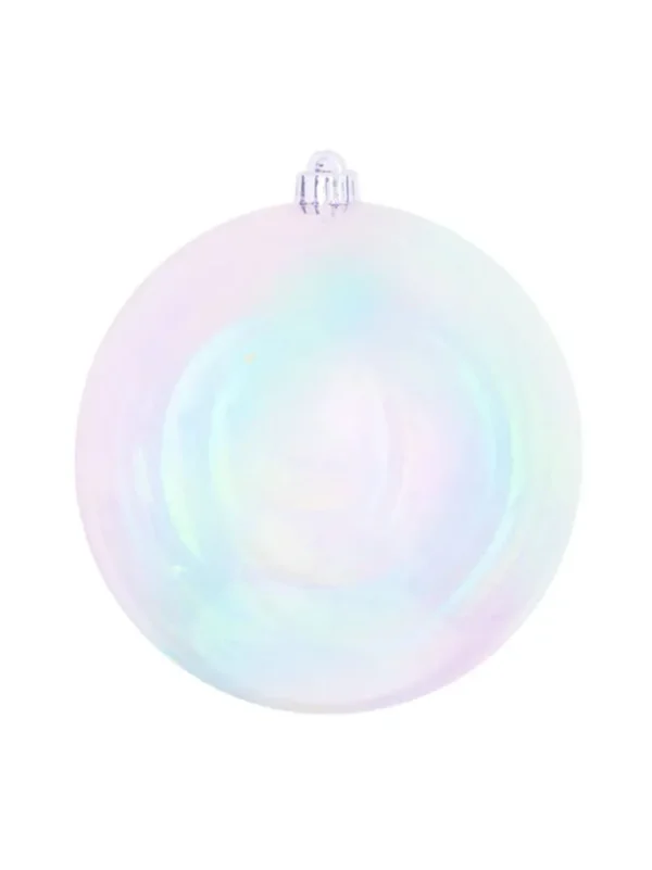 Seamless Shatterproof Iridescent White 8 in. - Case of 12