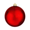 Seamless Shatterproof Shiny Red 6 in. - Case of 24