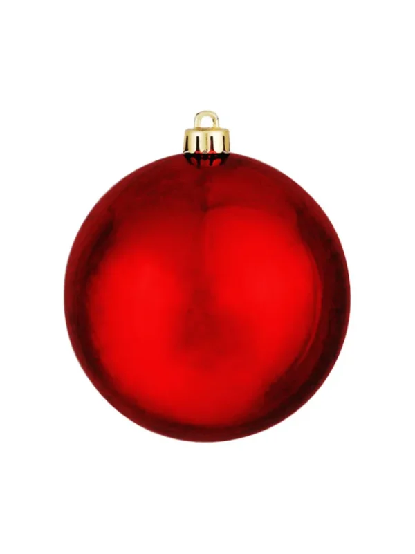 Seamless Shatterproof Shiny Red 6 in. - Case of 24