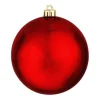 Seamless Shatterproof Shiny Red 8 in. - Case of 12