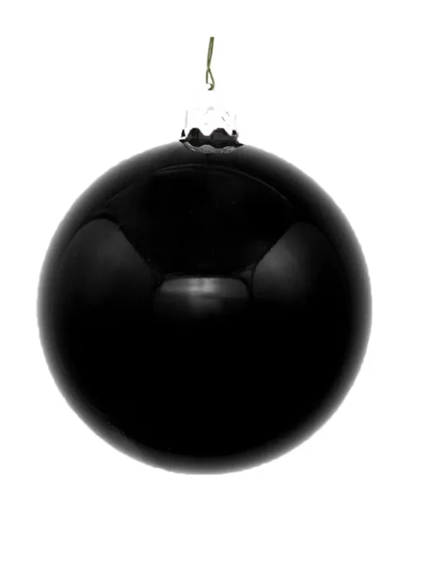 Seamless Shatterproof Shiny Black 8 in. - Case of 12