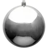 Seamless Shatterproof Shiny Silver 10 in. - Case of 8