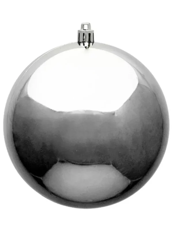 Seamless Shatterproof Shiny Silver 12 in.