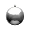Seamless Shatterproof Shiny Silver 4 in. - Case of 72