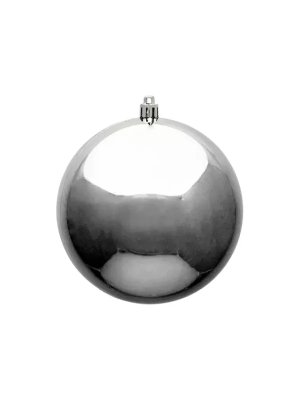 Seamless Shatterproof Shiny Silver 4 in. - Case of 72