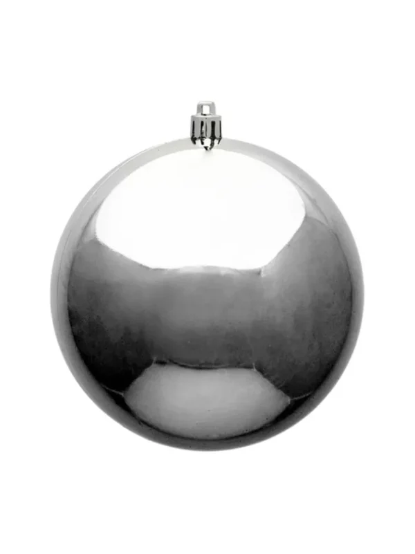 Seamless Shatterproof Shiny Silver 6 in. - Case of 24