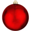Seamless Shatterproof Shiny Red 10 in. - Case of 8