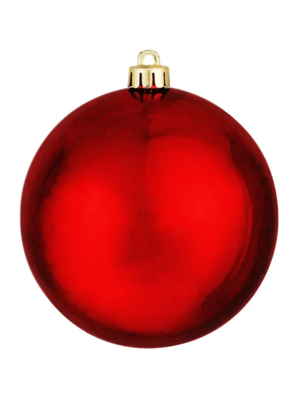 Seamless Shatterproof Shiny Red 10 in. - Case of 8