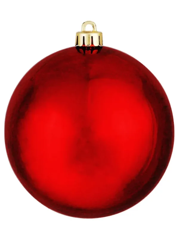 Seamless Shatterproof Shiny Red 12 in.