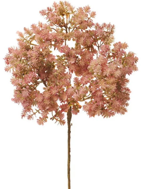 Sedum Spray 21in-Pink/Green
